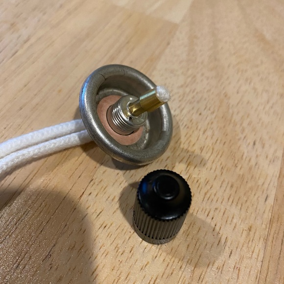 Biot French blown bubbled glass Oil Lamp NWOT - Picture 7 of 7